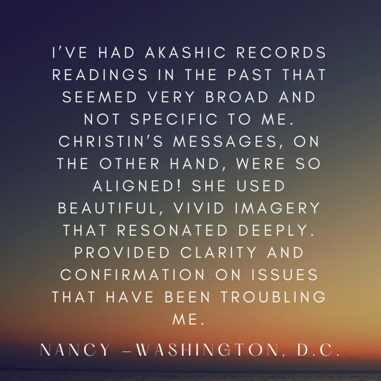 Testimonial Nancy Akashik Records1 768x768 - Akasha Chronik