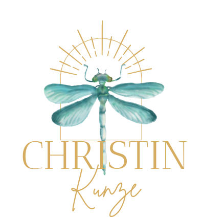 Spirituelles Coaching und Human Design cropped Logo Christin Kunze Blue Golden - Spirituelles Coaching und Human Design